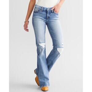 Buckle Black Flare Jeans